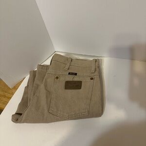 Wrangler Men's Tan/Khaki Pants